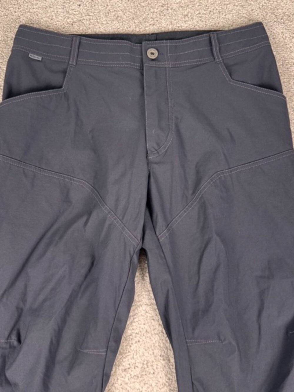 Kuhl Renegade Rock Pants Men's Size 34x33 Grey Nylon Stretch Hiking Outdoors - Picture 3 of 12